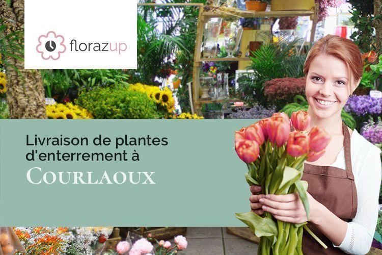 compositions florales pour des obsèques à Courlaoux (Jura/39570)