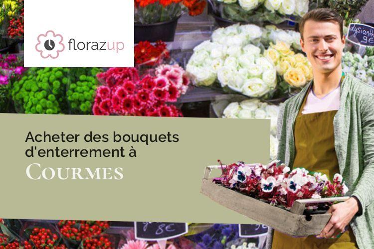 fleurs deuil pour des obsèques à Courmes (Alpes-Maritimes/06620)