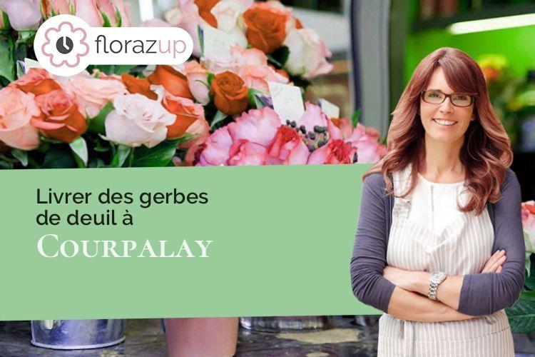 compositions florales pour des funérailles à Courpalay (Seine-et-Marne/77540)