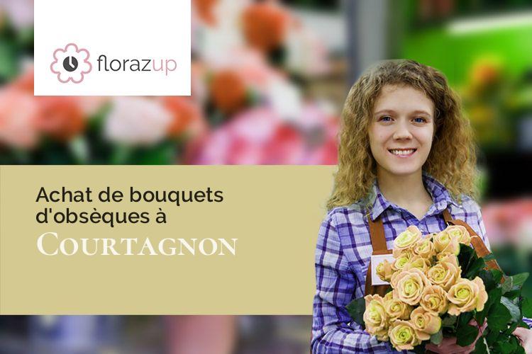 compositions de fleurs pour des obsèques à Courtagnon (Marne/51480)