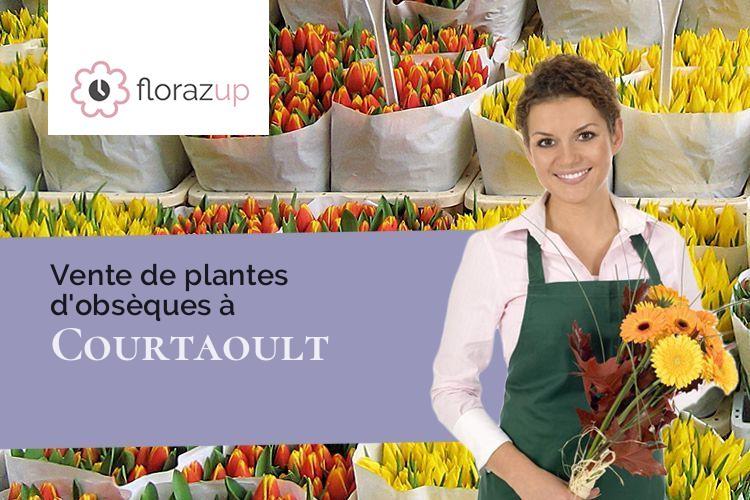 compositions florales pour un décès à Courtaoult (Aube/10130)