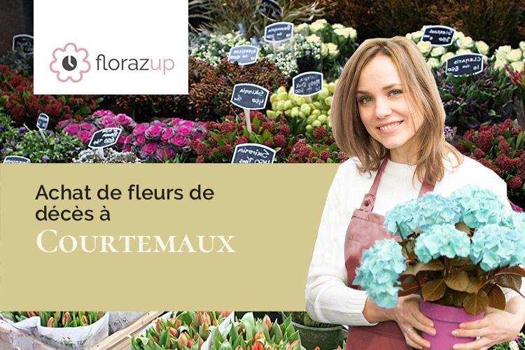 compositions de fleurs pour un enterrement à Courtemaux (Loiret/45320)