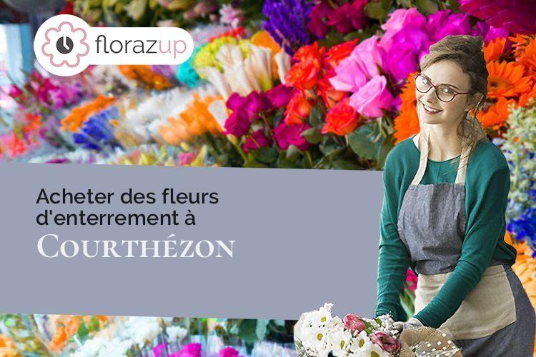 compositions de fleurs pour un décès à Courthézon (Vaucluse/84350)
