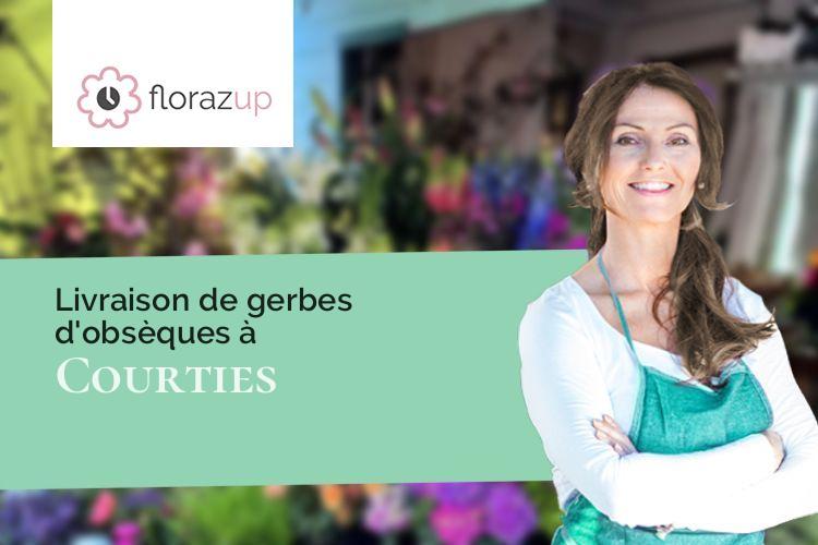 gerbes de fleurs pour une crémation à Courties (Gers/32230)