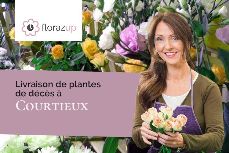 bouquets de fleurs pour des funérailles à Courtieux (Oise/60350)