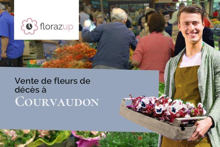 créations florales pour un décès à Courvaudon (Calvados/14260)