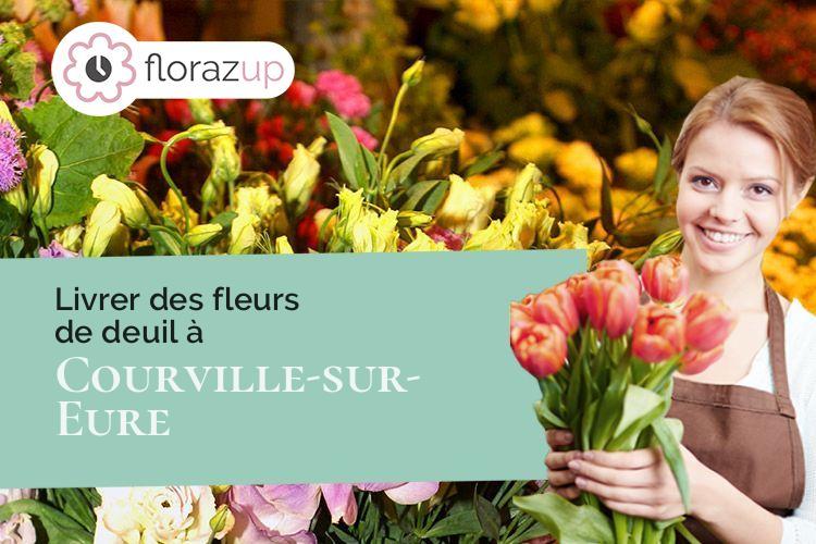 fleurs deuil pour une crémation à Courville-sur-Eure (Eure-et-Loir/28190)