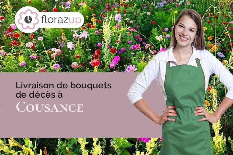 créations florales pour des obsèques à Cousance (Jura/39190)