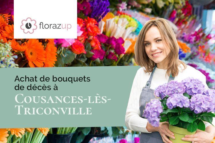 fleurs deuil pour une crémation à Cousances-lès-Triconville (Meuse/55500)