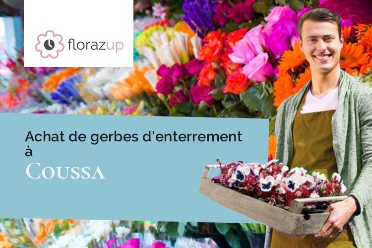 couronnes florales pour une crémation à Coussa (Ariège/09120)