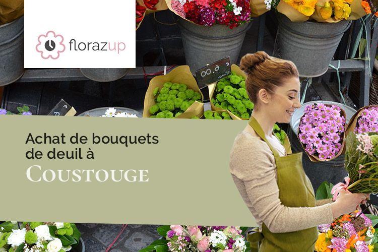 compositions florales pour un décès à Coustouge (Aude/11220)