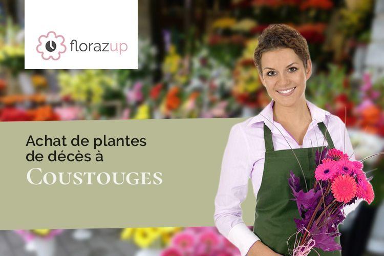 coeurs de fleurs pour des funérailles à Coustouges (Pyrénées-Orientales/66260)