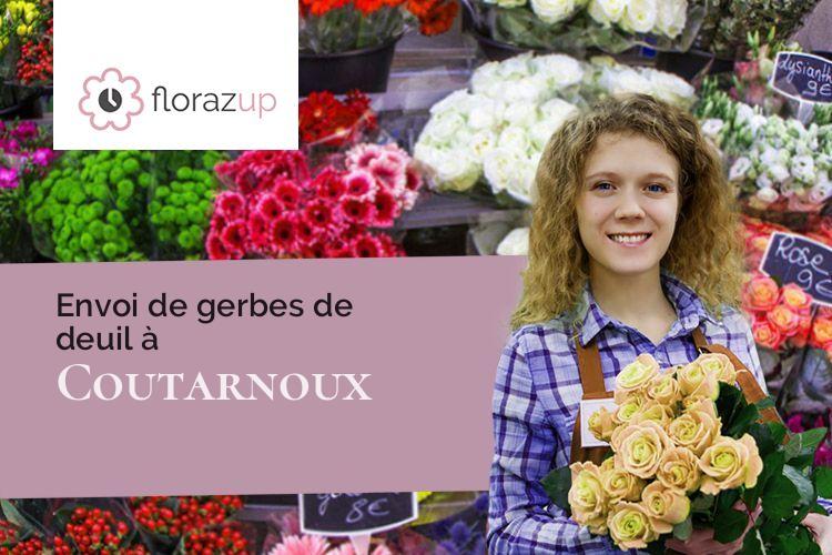 créations florales pour des funérailles à Coutarnoux (Yonne/89440)