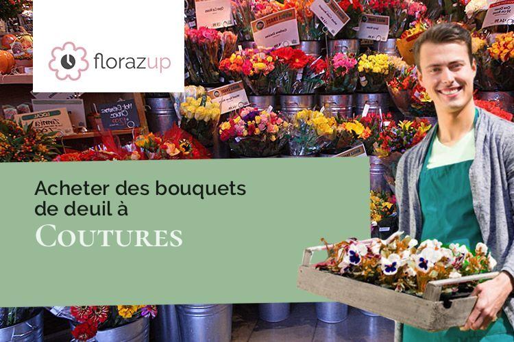 bouquets de fleurs pour des obsèques à Coutures (Dordogne/24320)