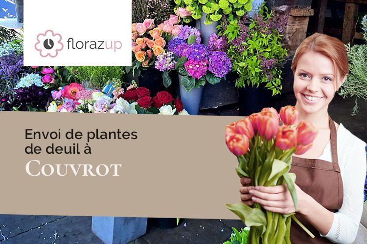 gerbes de fleurs pour un enterrement à Couvrot (Marne/51300)