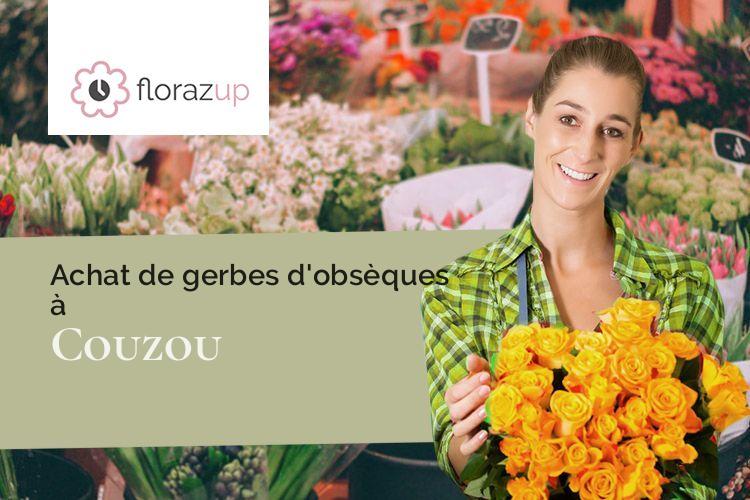 gerbes de fleurs pour un enterrement à Couzou (Lot/46500)