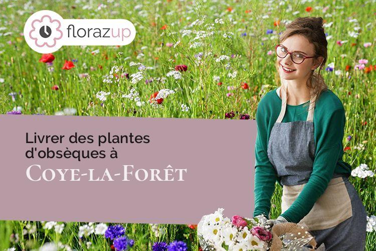 compositions de fleurs pour un enterrement à Coye-la-Forêt (Oise/60580)