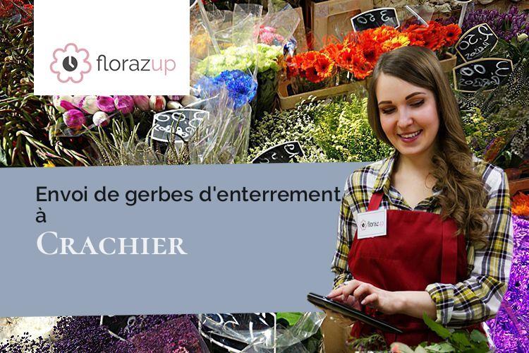 coupes de fleurs pour une crémation à Crachier (Isère/38300)