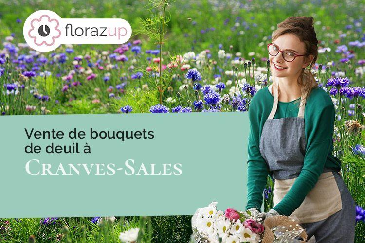 couronnes florales pour une crémation à Cranves-Sales (Haute-Savoie/74380)