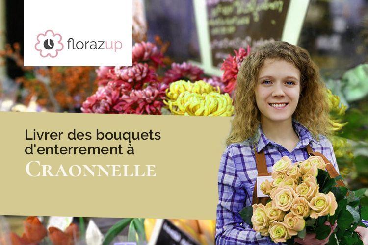 gerbes de fleurs pour une crémation à Craonnelle (Aisne/02160)