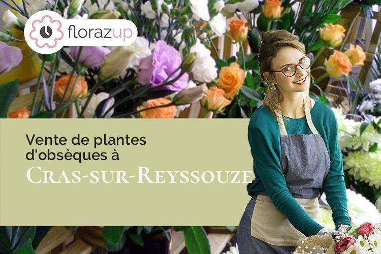 créations florales pour un deuil à Cras-sur-Reyssouze (Ain/01340)
