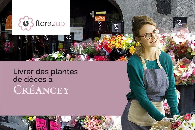 fleurs deuil pour des obsèques à Créancey (Côte-d'Or/21320)