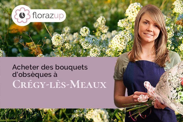 coupes de fleurs pour des obsèques à Crégy-lès-Meaux (Seine-et-Marne/77124)