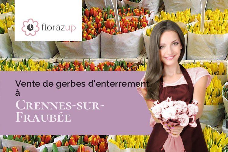 créations de fleurs pour un décès à Crennes-sur-Fraubée (Mayenne/53700)