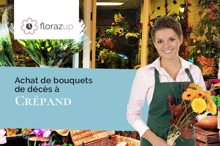 bouquets de fleurs pour une crémation à Crépand (Côte-d'Or/21500)