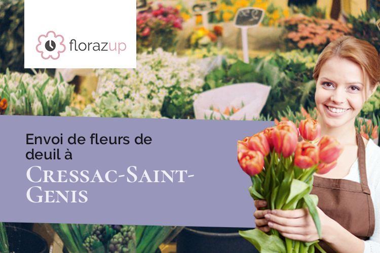 plantes pour des funérailles à Cressac-Saint-Genis (Charente/16250)