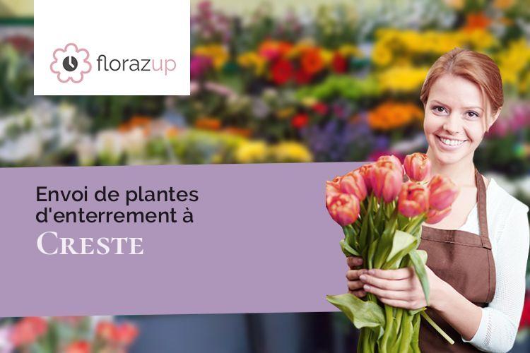 gerbes de fleurs pour un décès à Creste (Puy-de-Dôme/63320)