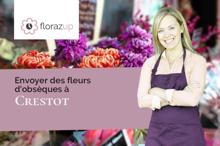 créations florales pour un enterrement à Crestot (Eure/27110)