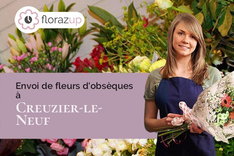 bouquets de fleurs pour un décès à Creuzier-le-Neuf (Allier/03300)
