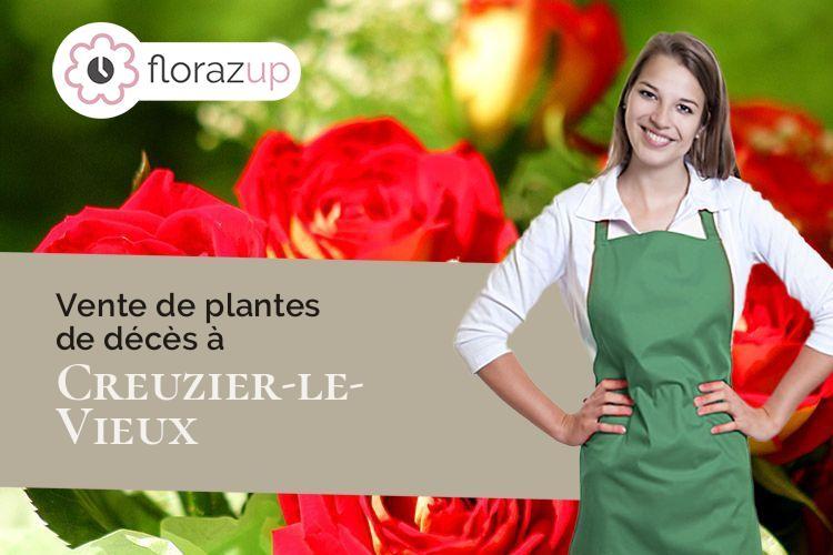 gerbes de fleurs pour une crémation à Creuzier-le-Vieux (Allier/03300)