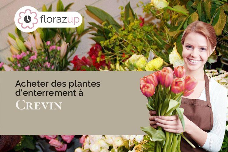 couronnes de fleurs pour un décès à Crevin (Ille-et-Vilaine/35320)