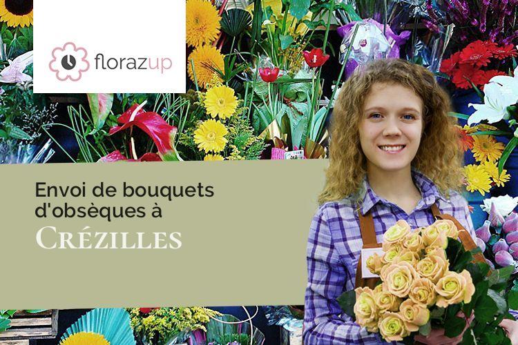 coeurs de fleurs pour des obsèques à Crézilles (Meurthe-et-Moselle/54113)