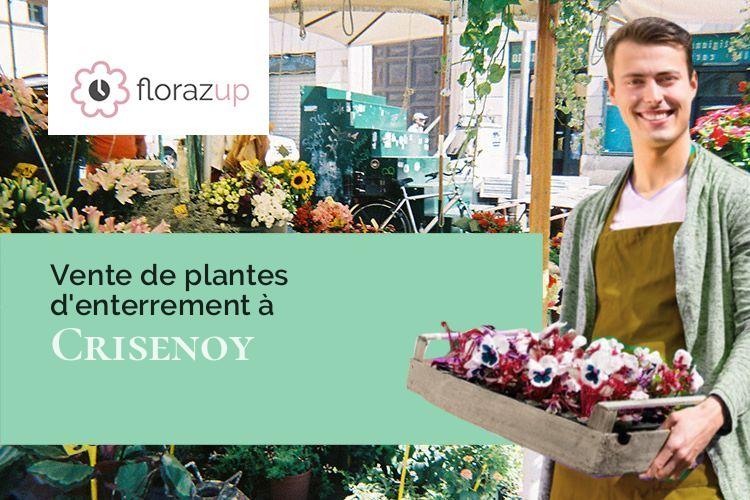 créations florales pour un décès à Crisenoy (Seine-et-Marne/77390)