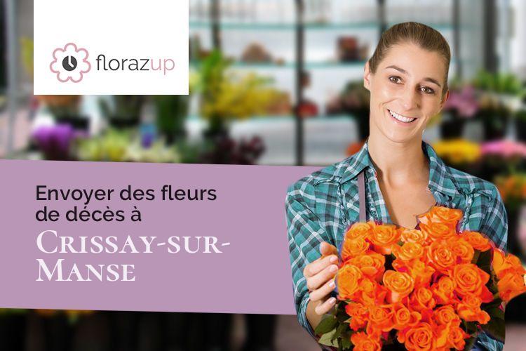 fleurs deuil pour un décès à Crissay-sur-Manse (Indre-et-Loire/37220)