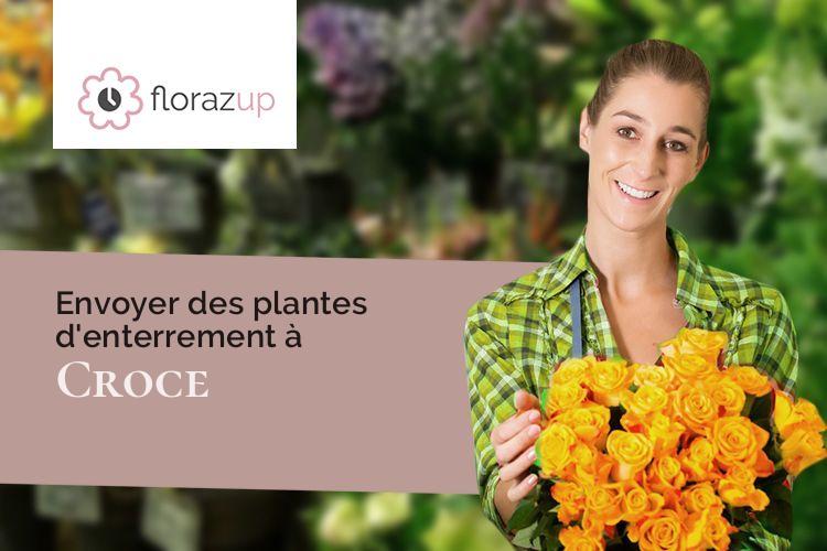 créations de fleurs pour des obsèques à Croce (Corse/20237)