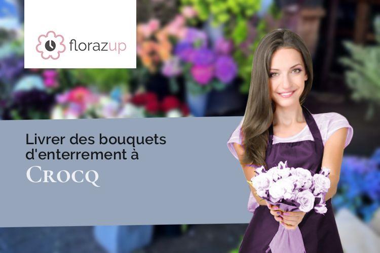 bouquets de fleurs pour un décès à Crocq (Creuse/23260)