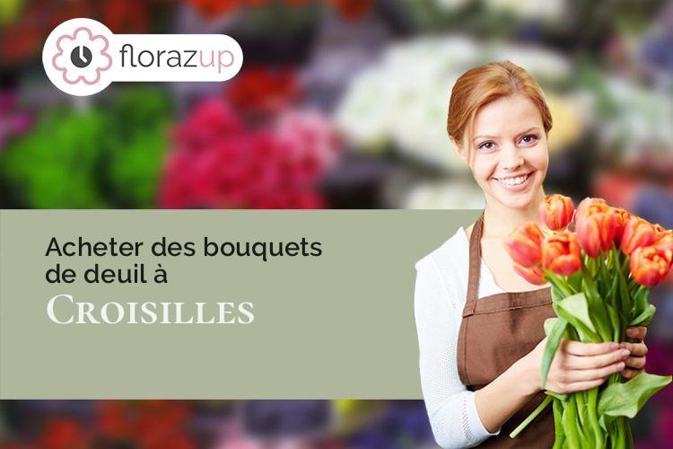 compositions florales pour des obsèques à Croisilles (Pas-de-Calais/62128)