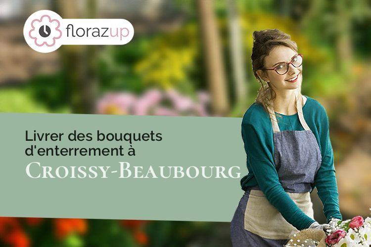 compositions florales pour une crémation à Croissy-Beaubourg (Seine-et-Marne/77183)