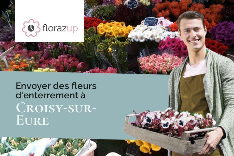 coupes de fleurs pour des funérailles à Croisy-sur-Eure (Eure/27120)