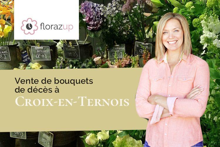 gerbes de fleurs pour un décès à Croix-en-Ternois (Pas-de-Calais/62130)