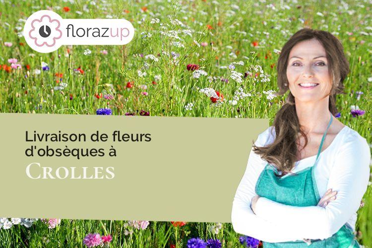 bouquets de fleurs pour des obsèques à Crolles (Isère/38190)