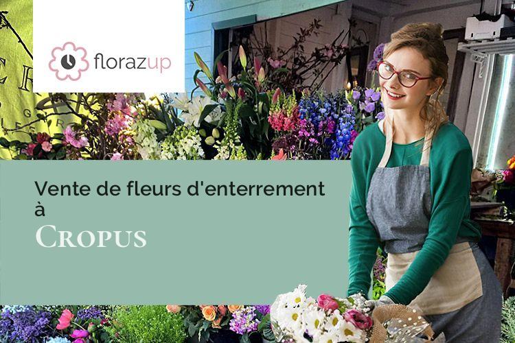 bouquets de fleurs pour un enterrement à Cropus (Seine-Maritime/76720)