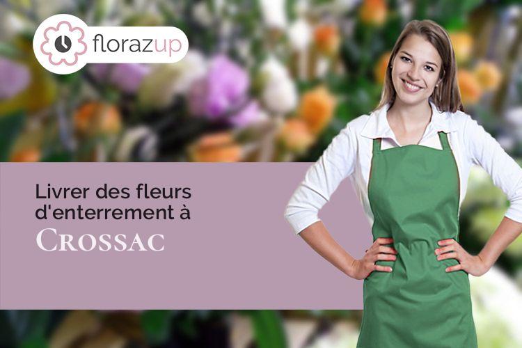 bouquets de fleurs pour un enterrement à Crossac (Loire-Atlantique/44160)