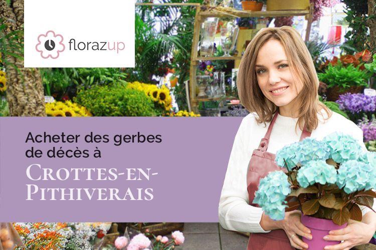 couronnes florales pour un décès à Crottes-en-Pithiverais (Loiret/45170)