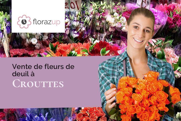 bouquets de fleurs pour un décès à Crouttes (Orne/61120)