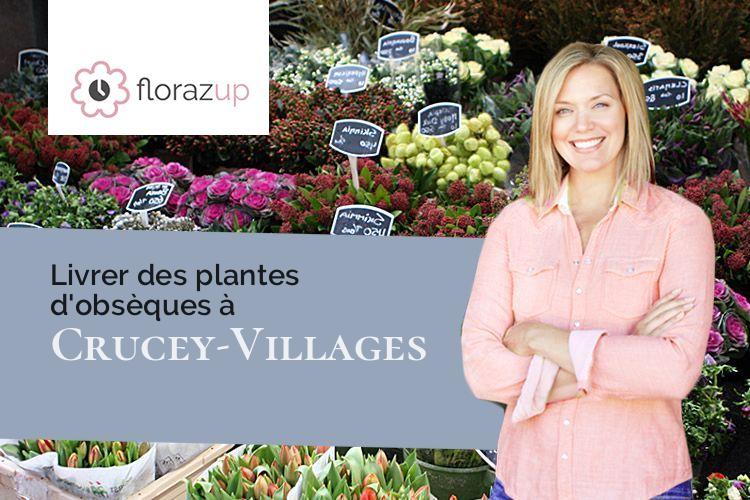 couronnes florales pour une crémation à Crucey-Villages (Eure-et-Loir/28270)